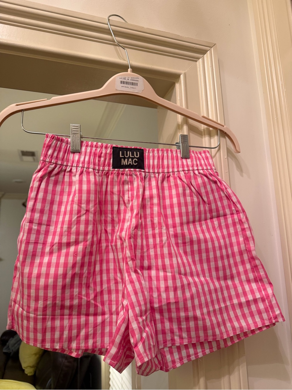 Lulu Mac Pink Gingham Bermuda Shorts